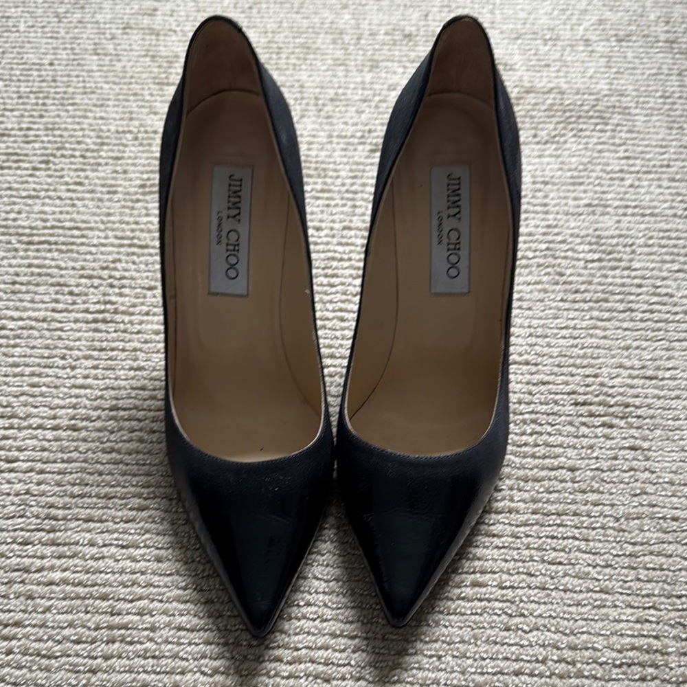 Jimmy Choo Black Heels Elegant Design